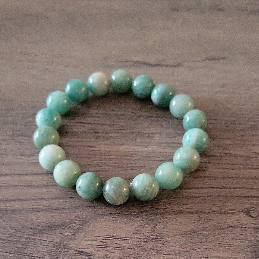 Amazonite Gemstone Stretch Bracelet